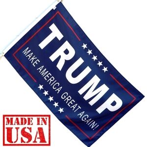 Trump MAGA Blue Flag 3'x5'